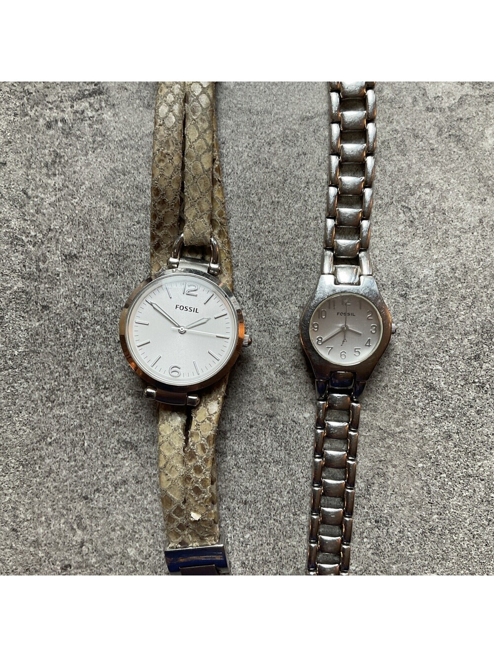 Pair of Fossil Womens Watch Both Watches Run Great Bin T